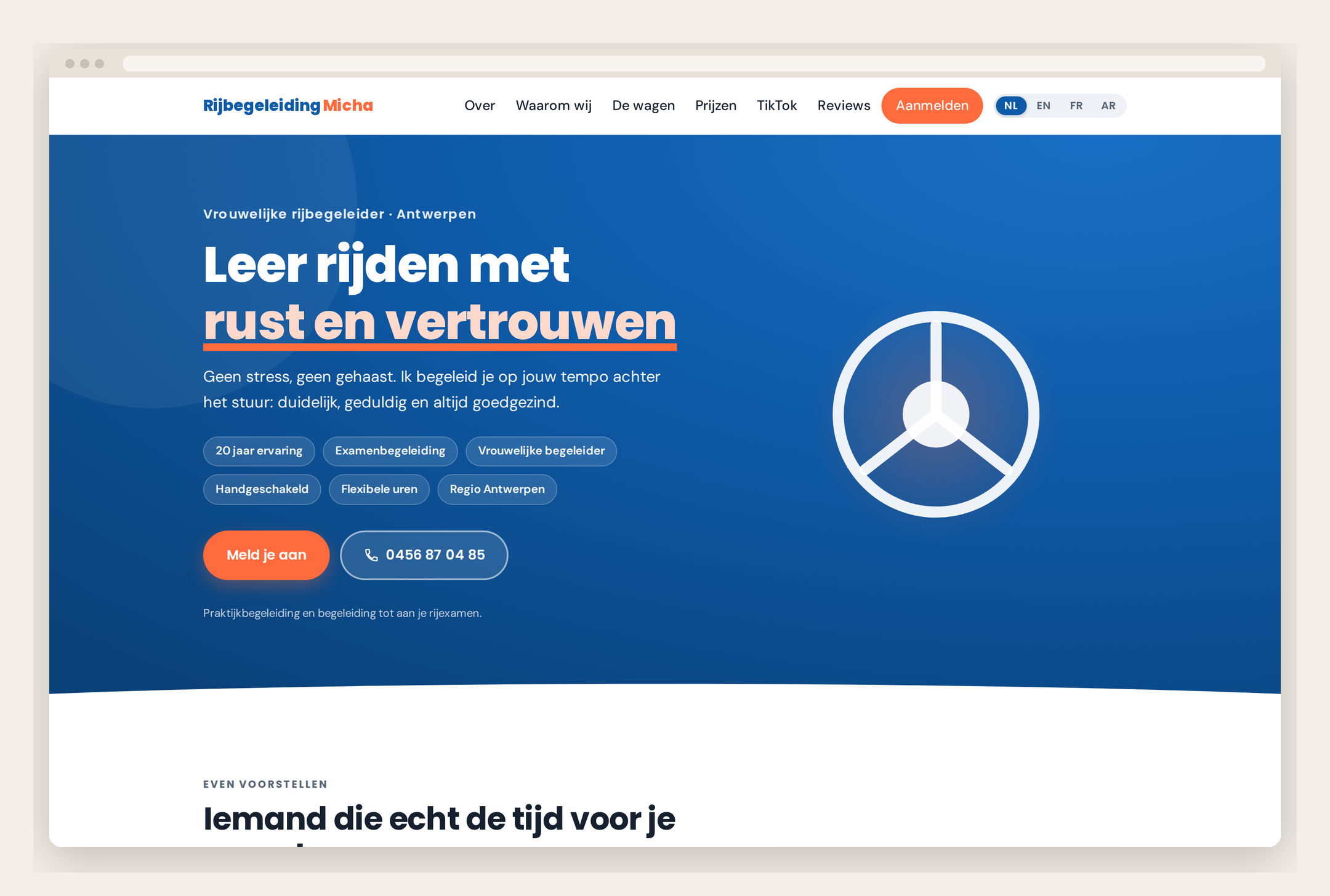 Rijbegeleiding Micha afbeelding 2