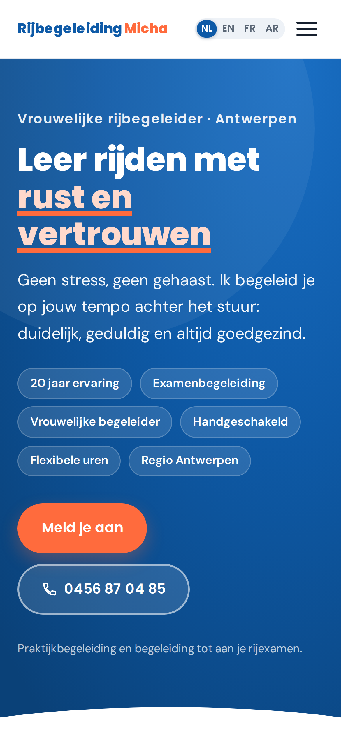 Rijbegeleiding Micha afbeelding 3